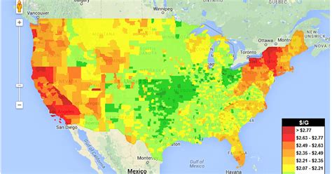 gas prices today by state
